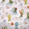 Printed Honeycomb TAOKI White / Green